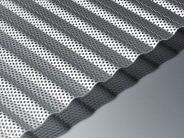 Corrugated Aluminium Sheet - GA PAACP20 Natural Anodised