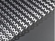 Corrugated Aluminium Sheet - GA PMF226 - 6.3mm dia perforation - Untreated