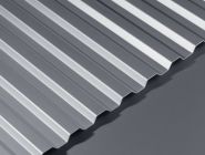 Corrugated Aluminium Sheet - GA AA12 Natural Anodised