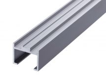 Glazing Channel (for 6/8mm glass) - GA SA6031 Natural Anodised