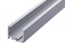 2 Part Glazing Channel (for 6/8mm glass) - GA SA6035 Natural Anodised