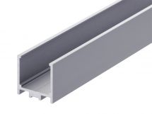 Glazing Channel - GA SA1031 Natural Anodised