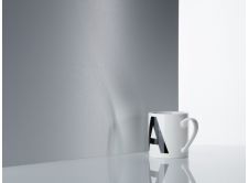 Satin Brushed Aluminium Sheet (reflection) - GA 1412