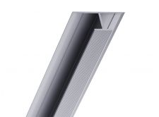 Wallboard Prfile - Butt Joint for 13mm Board - GA PTE1301 Natural Anodised