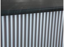 ‘Simplicity’ Corrugated Panel System – Natural Anodised Finish (v1)