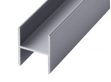 Aluminium H-Shape - GA 1003s Natural Anodised
