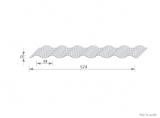 Corrugated Aluminium Sheet Dimensions - GA PMFCP20