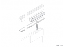 Glazing Channel Door Pivot Kit - GA 1040