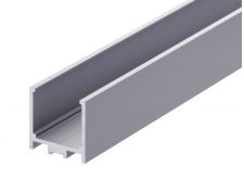 Glazing Channel - GA SA1031 Natural Anodised