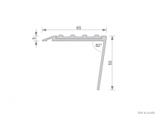 Stair Nosing Cross Section - GA 1330