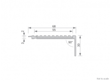 Stair Nosing Cross Section - GA 1401