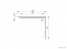 Stair Nosing Cross Section - GA 1407