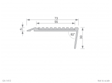 Stair Nosing Cross Section - GA 1412