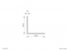 Aluminium Equal Angle Cross Section - GA 0310