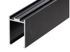 Glazing Channel - GA BA1030 Black Anodised