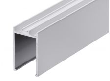 Glazing Channel - GA PCW1030 White Powdercoated