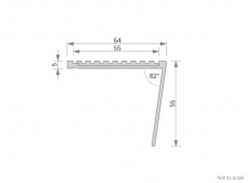 Stair Nosing Cross Section - GA 1408