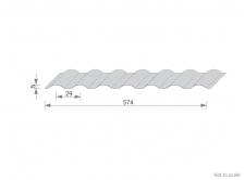 Corrugated Aluminium Sheet Dimensions GA AACP20
