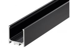 Glazing Channel - GA BA1031 Black Anodised