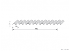 Corrugated Aluminium Sheet Dimensions - GA PAA35