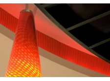 Low Profile Corrugated Sheet Cladding (Powder Coated Red) - GA AA22 View 3