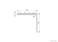 Stair Nosing Cross Section - GA 1329