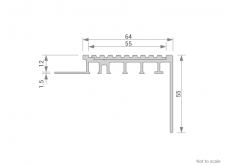 Stair Nosing Cross Section - GA 1451