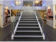 Stair Nosing GA 1329s Natural Anodised - Carpet View 1