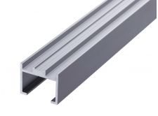 Glazing Channel (for 6/8mm glass)  - GA SA6031 Natural Anodised
