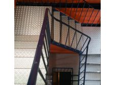 5 Bar Treadplate on Stairs - View 1