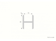 Aluminium H-Shape Cross Section GA 1004