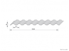 Corrugated Aluminium Sheet Dimensions - GA PAA21