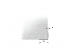 Aluminium Mouldings Cross Section - GA 1375