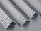 Stair Nosing Trims: Step-Up Range - Anodised with Dimpled Insert