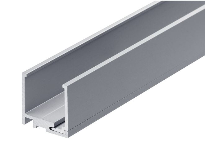 Two Part Aluminium Glazing Channels | Complete Shuffle-less Glazing 25mm