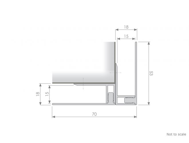 Corrugated Panelling - GA EX78 External Corner Profile
