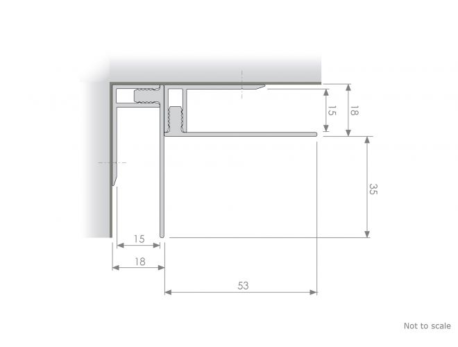 Corrugated Panelling - GA IN78 Internal Corner Profile