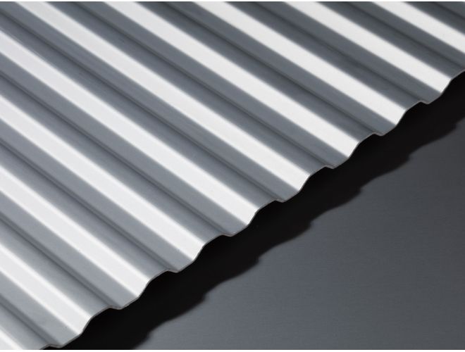 Corrugated Aluminium Sheet - GA AA21 Natural Anodised