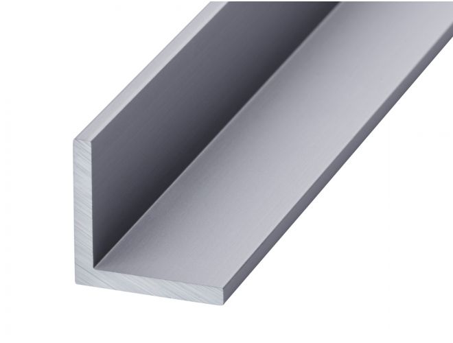 Aluminium Equal Angle - GA 0339s Natural Anodised