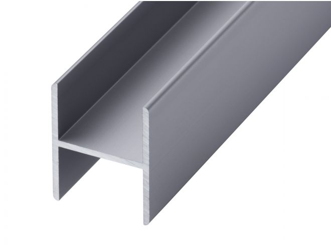 Aluminium H-Shape - GA 1003s Natural Anodised