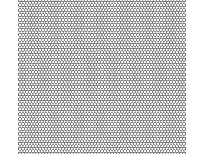 Perforated Aluminium Sheet - GA P1651 Mill (untreated) 40% open area