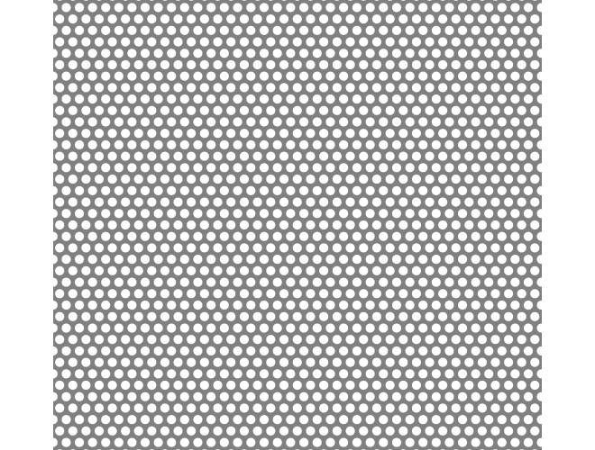 Perforated Aluminium Sheet - GA P1670 Mill (untreated) 40% open area