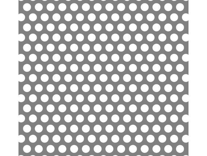 Perforated Aluminium Sheet - GA P1675 Mill (untreated) 40% open area