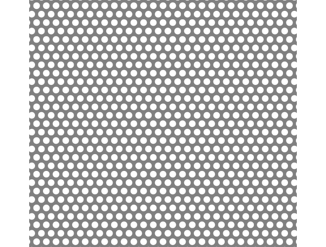 Perforated Aluminium Sheet - GA P1683 Mill (untreated) 40% open area