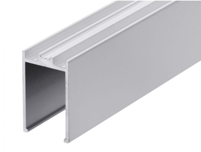 Glazing Channel - GA PCW1030 White Powdercoated