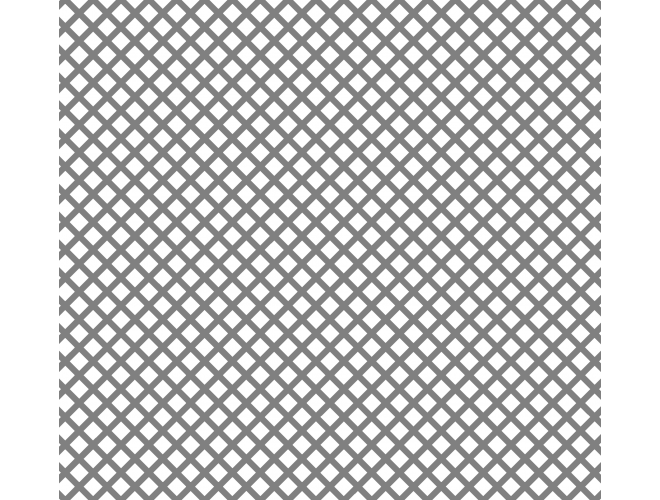 Aluminium Perforated Diamonds - GA PD101 Mill (untreated) 44% open area