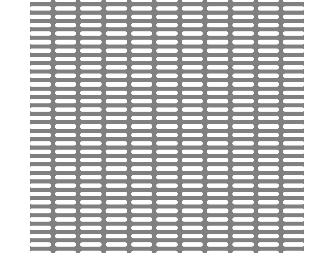 Aluminium Perforated Slots - GA PPS202 Mill (untreated) 40% open area
