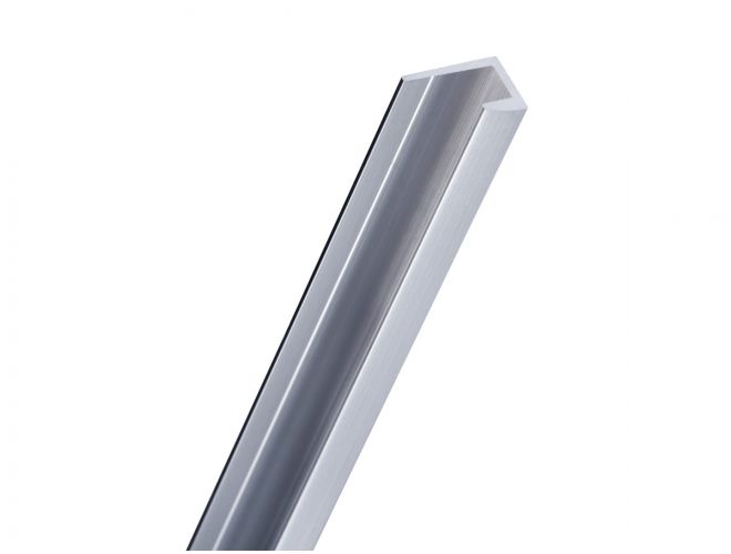 Wallboard Profile - End Stop for 6mm board - GA PLT603 Mill (untreated)