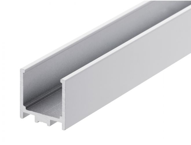 Glazing Channel - GA PCW1031 White Powdercoated