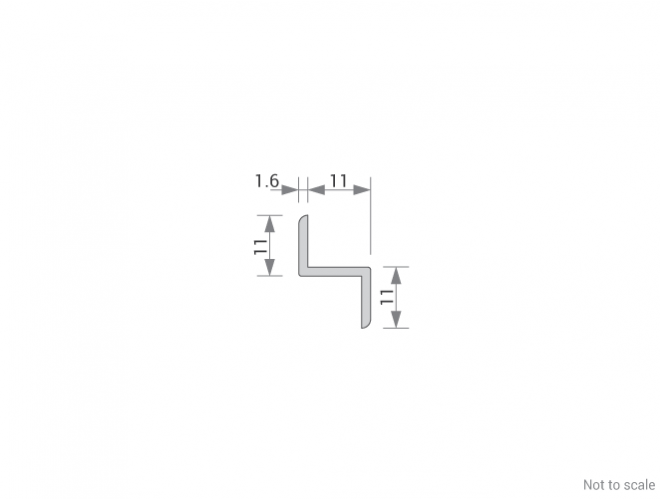 Aluminium Z-Shape Cross Section - GA 1209